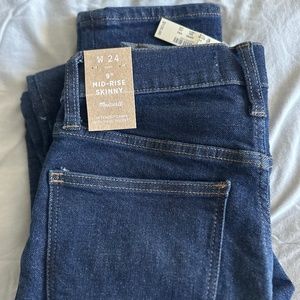 Madewell 9” Mid-Rise Skinny Jean, NWT, size 24